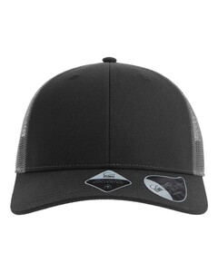 Atlantis Headwear BRYCE Black-Sustainable Trucker Cap Black