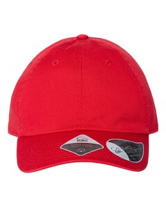 Atlantis Headwear FRASER Red-Sustainable Organic Cotton Dad Hat Red