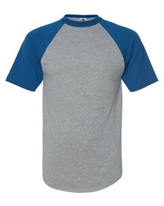 Augusta Sportswear 423 Gray-Short Sleeve Baseball Jersey Gray