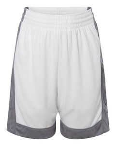 Augusta Sportswear 6890 White-Youth Match-Up Basketball Shorts White