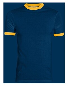 50/50 Ringer T-Shirt Navy Augusta Sportswear 710 Navy