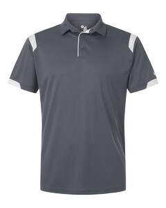 Badger 3350 Gray-Men's On the Rise Polo Gray