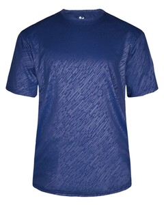 Line Embossed T-Shirt Blue Badger 4131 Blue
