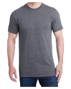 Bayside 5710 Gray-USA-Made Triblend T-Shirt Gray