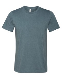 Bella + Canvas 3001CVC Blue-Men's Best-Fit CVC Heather T-Shirt Blue