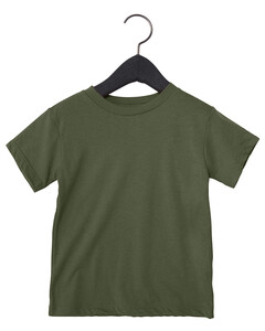 Toddler Short Sleeve T-Shirt Green Bella + Canvas 3001T Green