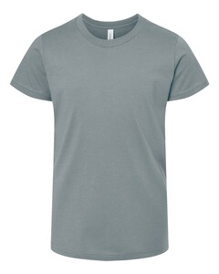 Youth Short Sleeve T-Shirt Blue Bella + Canvas 3001Y Blue