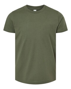 Bella + Canvas 3001Y Green-Youth Short Sleeve T-Shirt Green