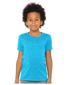 Bella + Canvas 3001YCVC Blue-Youth CVC Unisex Jersey T-Shirt Blue