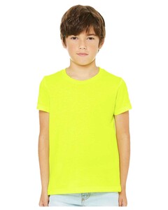 Bella + Canvas 3001YCVC Yellow-Youth CVC Unisex Jersey T-Shirt Yellow