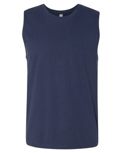 Unisex Jersey Muscle Tank Top Navy Bella + Canvas 3483 Navy