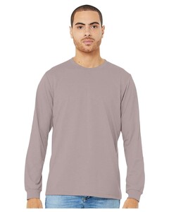 Bella + Canvas 3501CVC Pink-Unisex Heather CVC Long Sleeve T-Shirt Pink