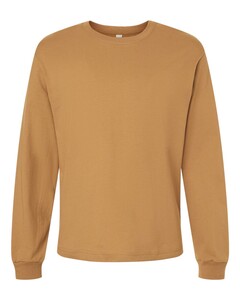 6 oz. Heavyweight Long Sleeve T-Shirt Brown Bella + Canvas 3511 Brown