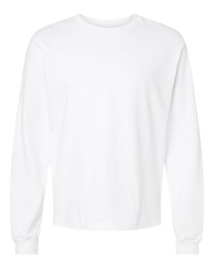 Bella + Canvas 3511 White-6 oz. Heavyweight Long Sleeve T-Shirt White