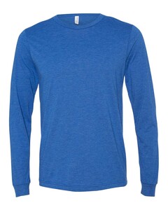 Bella + Canvas 3513 Blue-Unisex Triblend Long Sleeve T-Shirt Blue
