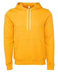 Bella + Canvas 3719 Yellow-Unisex Sponge Fleece Pullover Hoodie Yellow