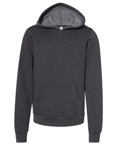 Youth Sponge Fleece Hoodie Gray Bella + Canvas 3719Y Gray
