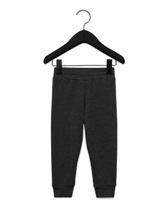 Bella + Canvas 3727T Gray-Toddler Sponge Fleece Jogger Sweatpants Gray