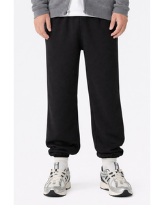 Bella + Canvas 3738 Black-Unisex Sponge Fleece Sweatpants Black