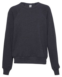 Youth Sponge Fleece Crewneck Sweatshirt Navy Bella + Canvas 3901Y Navy