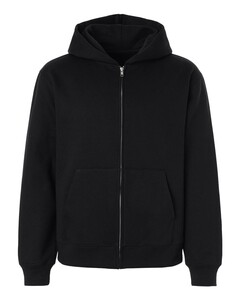 Bella + Canvas 4739 Black-Unisex 10 oz Full-Zip Hoodie Sweatshirt Black