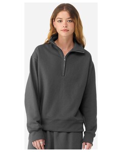 Bella + Canvas 4740 Gray-Unisex 10 oz Quarter-Zip Pullover Sweatshirt Gray