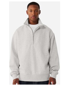 Bella + Canvas 4740 Gray-Unisex 10 oz Quarter-Zip Pullover Sweatshirt Gray