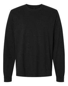 Bella &#x2B; Canvas 4851GD Black-Unisex Heavyweight Garment-Dyed Long Sleeve Tee Black