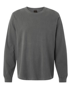 Bella &#x2B; Canvas 4851GD Gray-Unisex Heavyweight Garment-Dyed Long Sleeve Tee Gray