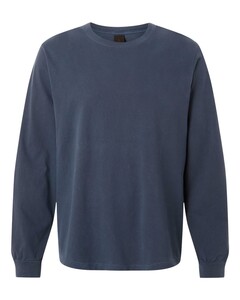 Bella + Canvas 4851GD Navy-Unisex Heavyweight Garment-Dyed Long Sleeve Tee Navy