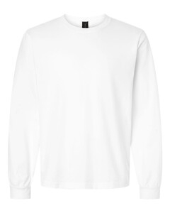 Bella + Canvas 4851GD White-Unisex Heavyweight Garment-Dyed Long Sleeve Tee White