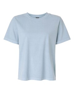Bella + Canvas 6110GD Blue-Women's Garment-Dyed Tee Blue