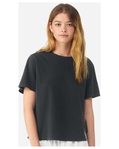 Bella + Canvas 6110GD Black-Women's Garment-Dyed Tee Black