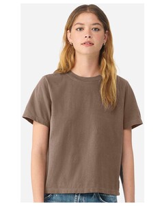 Bella + Canvas 6110GD Brown-Women's Garment-Dyed Tee Brown