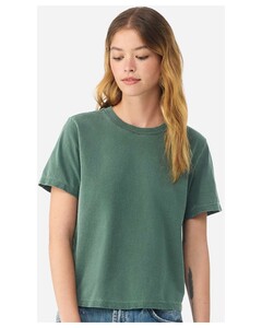 Bella + Canvas 6110GD Green-Women's Garment-Dyed Tee Green
