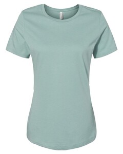 Bella + Canvas 6400 Blue-Green-Missy Short Sleeve Crew Neck T-Shirt Blue-Green