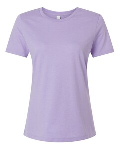 Bella + Canvas 6400CVC Purple-Women’s Relaxed Fit Heather CVC T-Shirt Purple