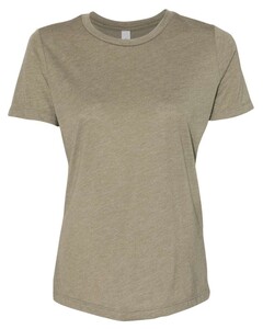 Bella + Canvas 6413 Green-Women’s Relaxed Fit Triblend Tee Green