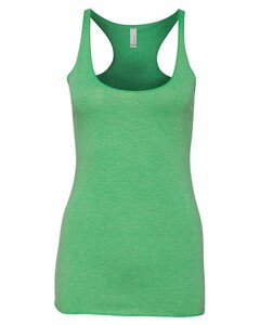 Women's Sylvia Tri-Blend Racerback Tank Top Green Bella + Canvas 8430 Green