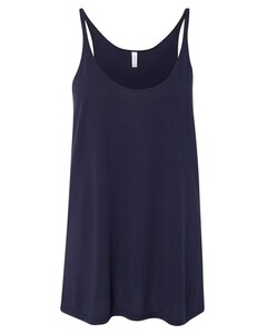 Women's Slouchy Tank Top Navy Bella + Canvas 8838 Navy