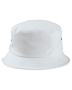 Chino Twill Crusher Bucket Hat White Big Accessories BA534 White