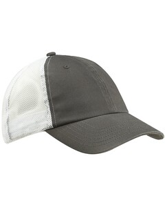 Washed Trucker Cap Gray Big Accessories BA601 Gray