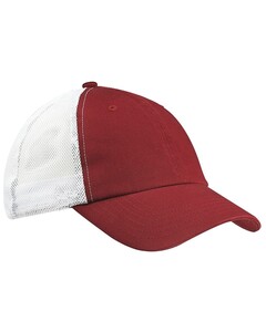 Washed Trucker Cap Maroon Big Accessories BA601 Maroon