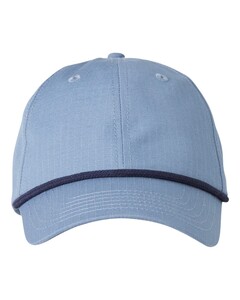 Lariat Six-Panel Cap Blue Big Accessories BA640 Blue