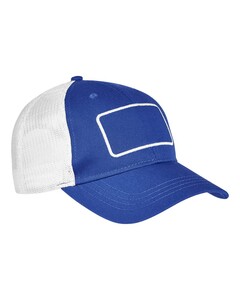 Patch Trucker Cap Blue Big Accessories BA656T Blue