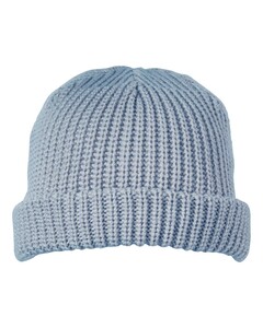 Dock Cuffed Beanie Blue Big Accessories BA698 Blue