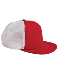 Foam Front Trucker Cap Red Big Accessories BX030 Red