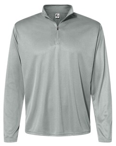 C2 Sport 5102 Gray-100% Polyester Quarter-Zip Pullover Gray