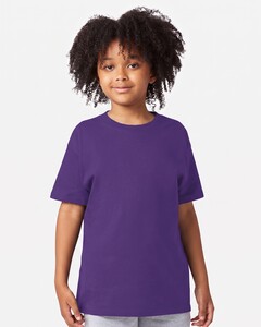 Champion CH1081 Purple-Youth Jersey T-Shirt Purple