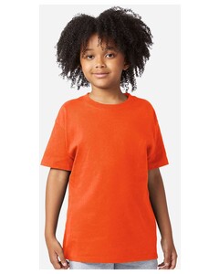 Champion CH1081 Orange-Youth Jersey T-Shirt Orange